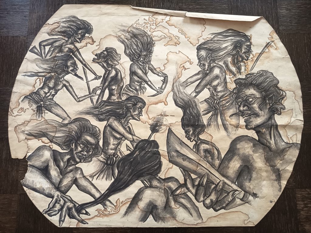 End of the world guerre, mondial war, Projet du baccalauréat arts plastiques satire de l'histoire de l'humanité