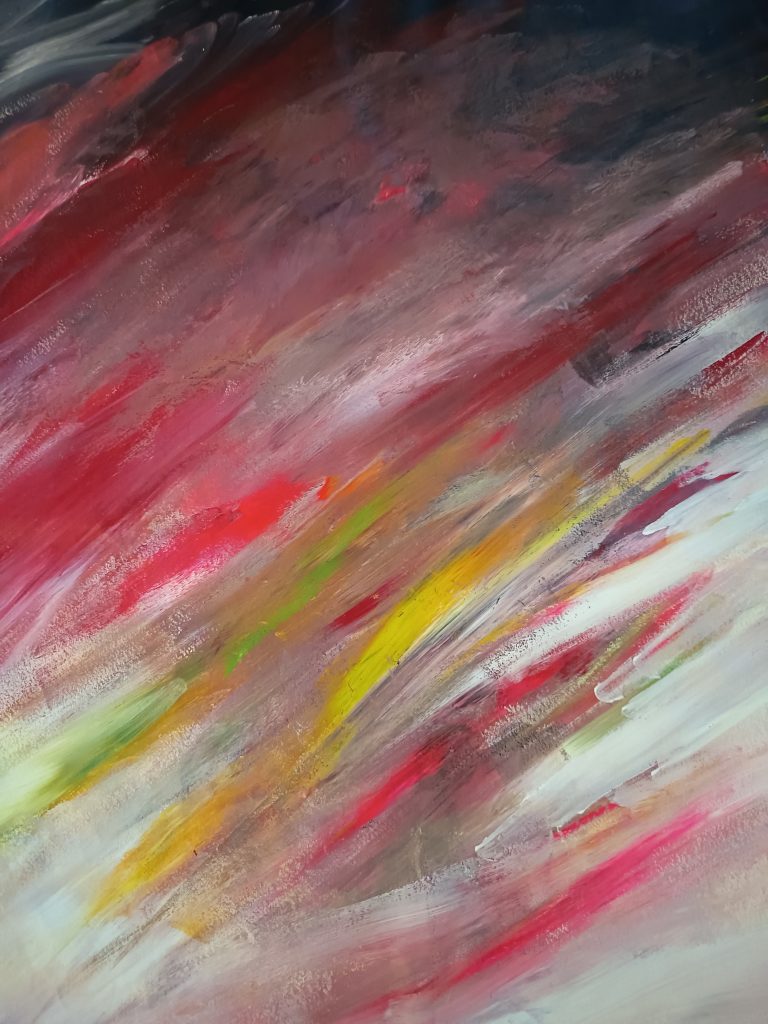Abstract fond acrylique