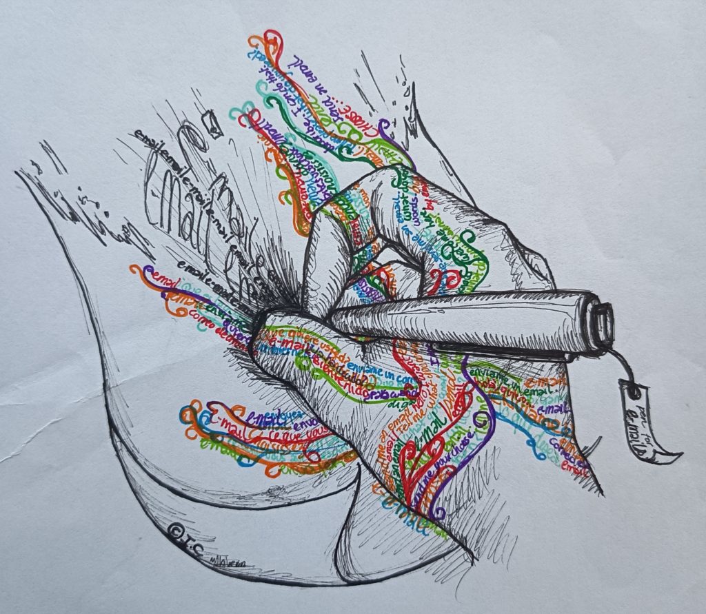 Hand draw + color for premier website