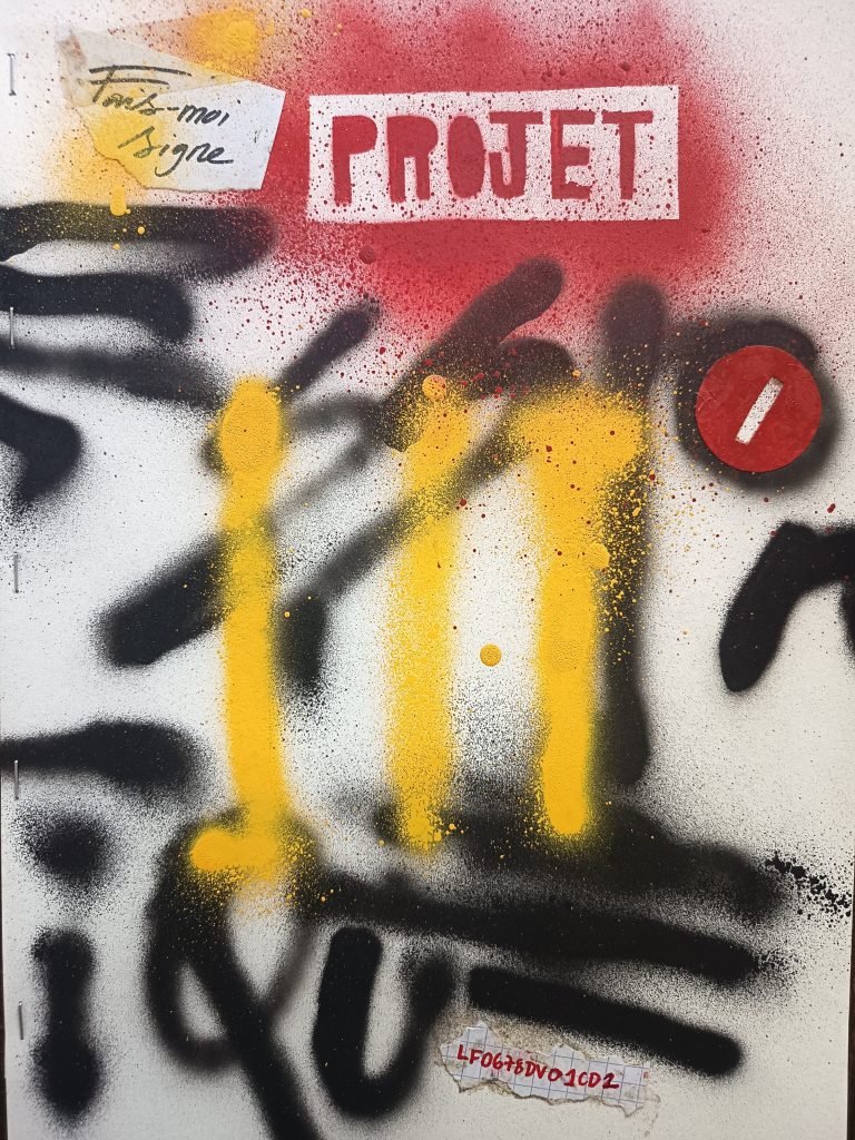 Projet signes graph street art
