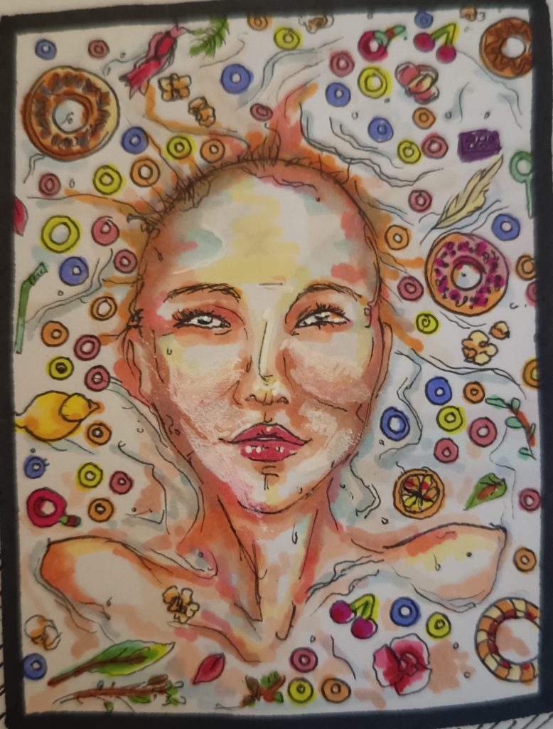 sweet bath mode illustration