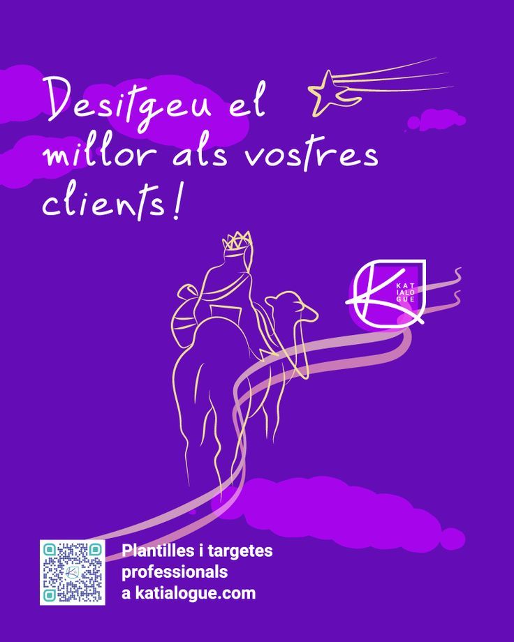 Targeta de Cap d'Any Reis Mags