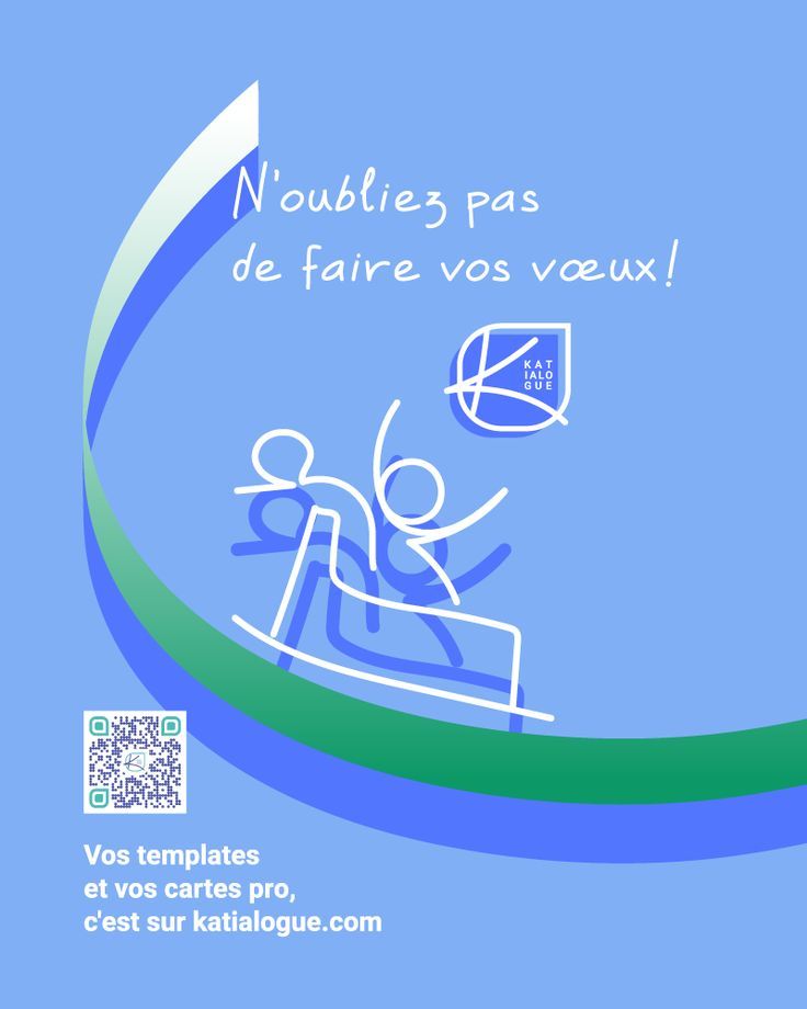 Carte de vœux sport d'hivers Luge