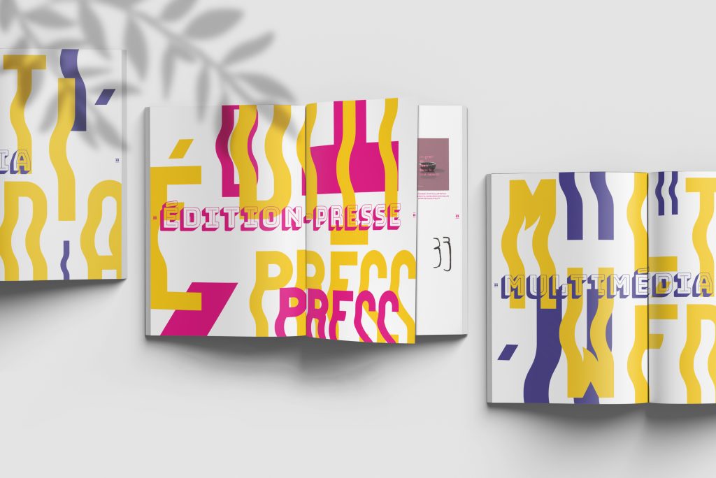 Magazine Expo typo. Exposition de typographes Editions presse