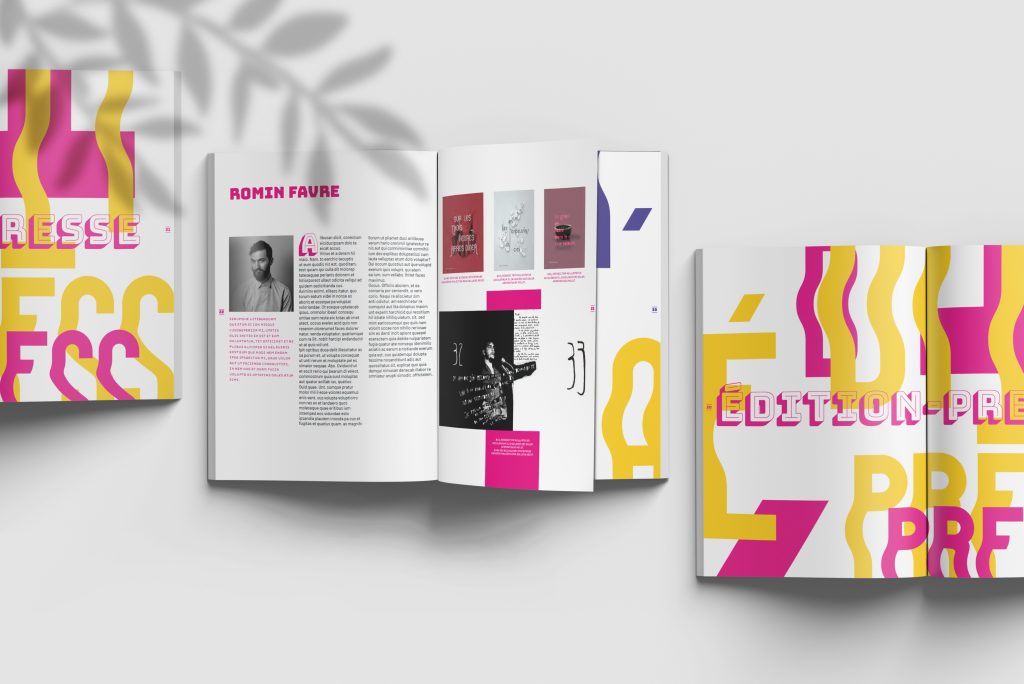 Magazine Expo typo. Exposition de typographes Editions presse