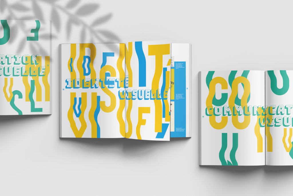 Magazine Expo typo. Exposition de typographes identité visuelle