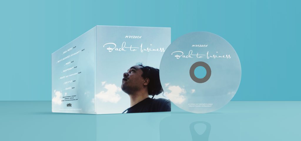 Mdezoen pochette album mise en page maquette reggae