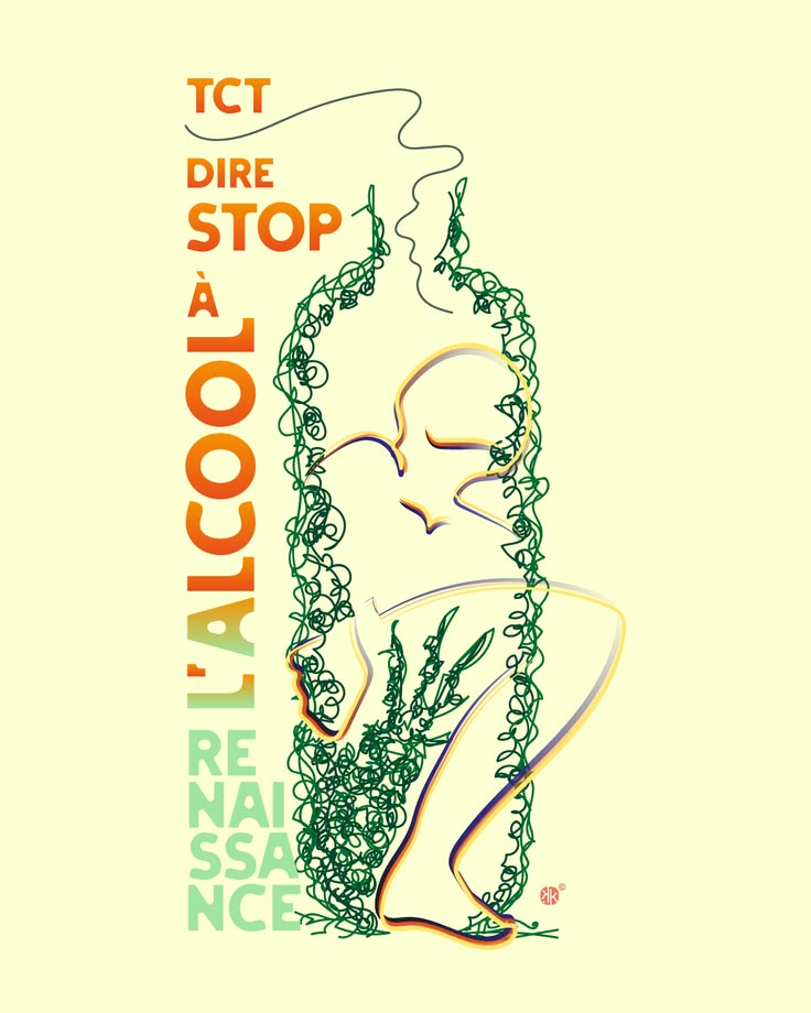 TCT Trop c'est Trop Association Illustration renaissance dire stop à l'alcool