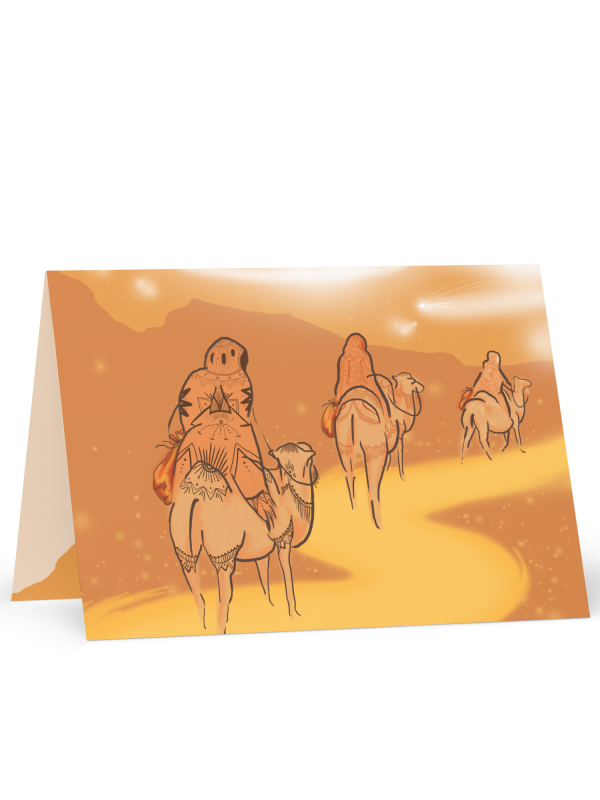 Reyes Magos Año nuevo Greetings Card