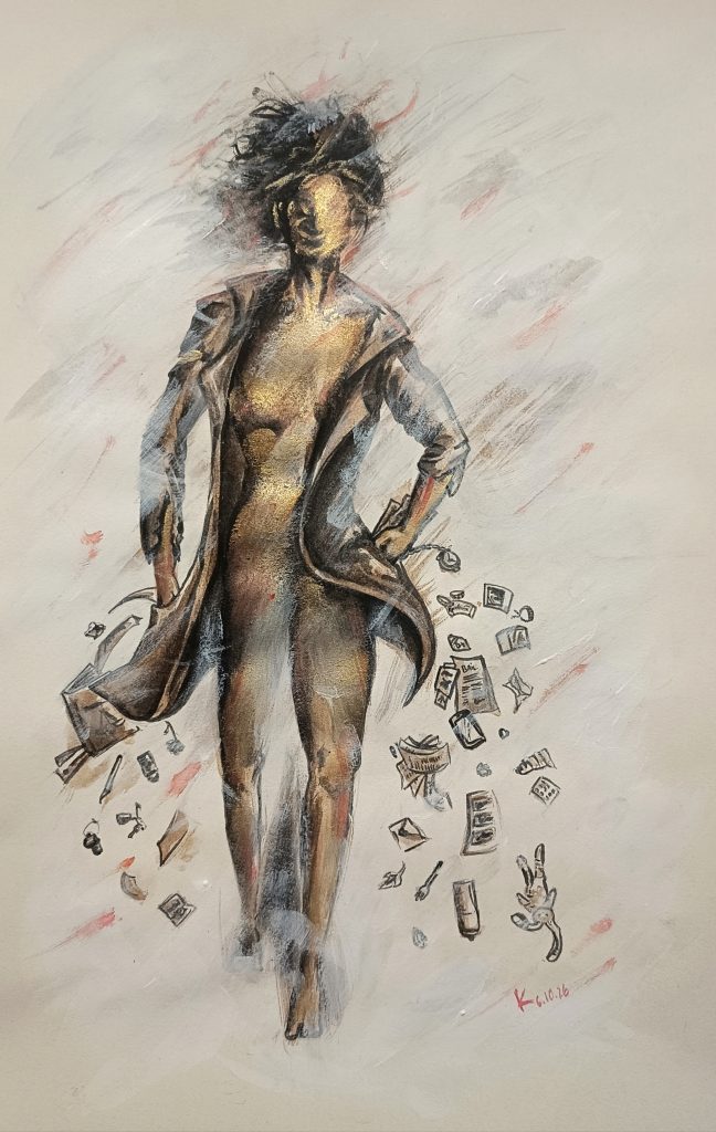 manifeste les graines de l'inspiration les gens sont riches dépossédé de leurs être société consommation capitalisme visuel dessin peinture acrylique brou de noix