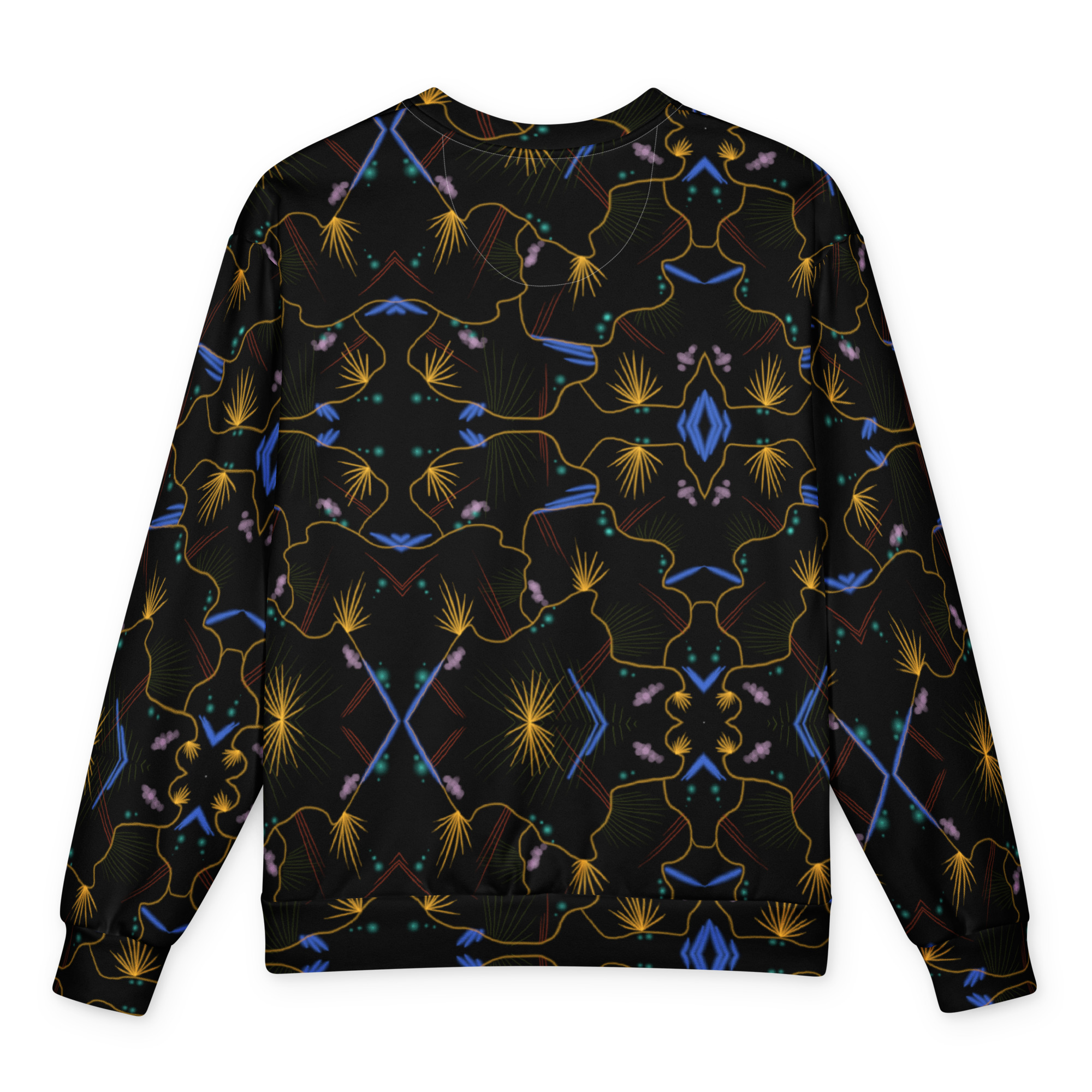 Pull de Noël Cosmos, oversize et noir, dans un esprit streetwear. Tissu épais et doux, conçu pour durer.